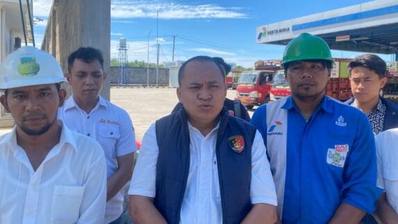 Polres Labuhanbatu Sidak Gas LPG 3 Kg ke SPBE Pertamina