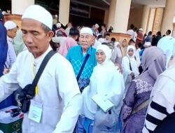 Ratusan Jemaah Haji Pulang ke Daerah Asal Langkat Tanpa Akomodasi Bus dari Pemkab