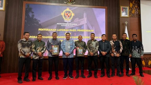 Bupati Safaruddin: Terima WTP Ke- 11, Dari Kepala BPK Perwakilan Provinsi Aceh