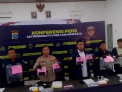 Polres Labuhanbatu dan Tim Gabungan Poldasu Amankan 4 Pelaku Bom Molotov