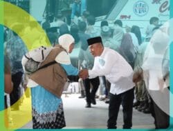 Wabup Labusel Sambut Kepulangan Jamaah Haji 147 Orang