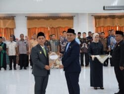 Bupati Palas Lantik Sekda Bersama Tiga Pimpinan OPD