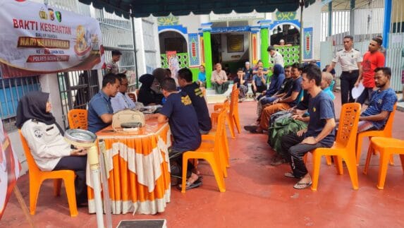 Sambut HUT Bhayangkara ke-80, Polres Aceh Selatan Berikan Pelayanan Kesehatan Gratis di Rutan Kelas IIB Tapaktuan