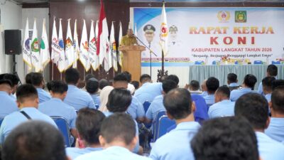Raker KONI Langkat 2026 Dibuka, Syah Afandin Targetkan Prestasi Gemilang