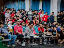 Rico Waas Nobar Piala Dunia Bersama Warga di CFD Kesawan, Ajak Generasi Muda Gemar Berolahraga