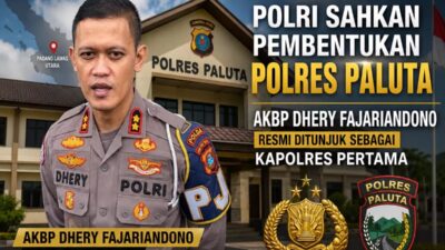 AKBP Dhery Fajariandono Resmi Jabat Kapolres Paluta Pertama