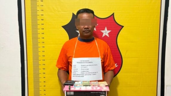 Polsek Kulauh Ledong Amankan Seorang Pengedar Sabu Beserta BB 33,95 Gram