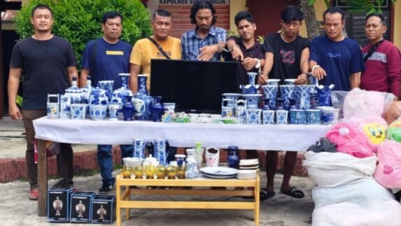 Terungkap Lewat Guci, Empat Pelaku Pencurian Rumah Kosong Diringkus