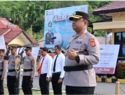 Kapolres Abdya Pimpin Upacara Sertijab Pejabat Utama, Kapolsek dan Kapolsubsektor