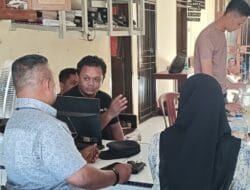 Perkembangan Kasus Dugaan Penganiayaan, Tim Hukum Mia Safitri Datangi Polsek Sungai Beremas