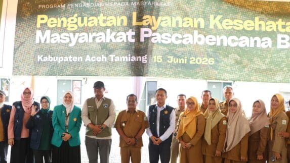 Perkuat Layanan Kesehatan Pascabanjir, Wabup Aceh Tamiang Apresiasi Program Pengabdian Masyarakat USK