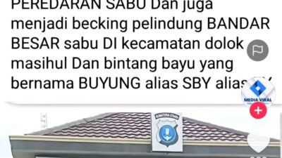 Ramai di Medsos, Kasat Narkoba Polres Sergai Diduga Terlibat Peredaran Narkoba