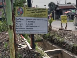 Proyek Drainase di Desa Lalang Diduga Bermasalah, Anggaran Tertulis APBD Tahun 2016