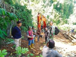 Satgas TMMD 129 Kodim Aceh Selatan Kebut Pengerjaan Pembukaan Badan Jalan