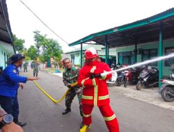 Tingkatkan Kesiapsiagaan Hadapi Bencana, Kodim 0107/Aceh Selatan Gelar Pelatihan Pemadam Kebakaran