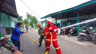 Tingkatkan Kesiapsiagaan Hadapi Bencana, Kodim 0107/Aceh Selatan Gelar Pelatihan Pemadam Kebakaran
