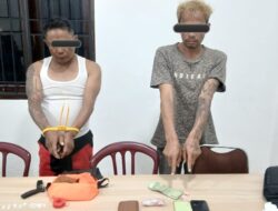 Polsekta Berastagi Amankan Lima Pelaku Sabu, Dua Ditahan, Tiga Diusulkan Rehabilitasi