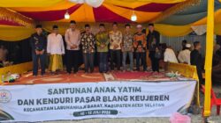 Kenduri Pasar Blang Keujeren dan Santunan Anak Yatim, Pemkab Aceh Selatan Perkuat Kebersamaan