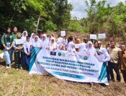 Peringati Hari Sungai Nasional 2026, Ratusan Siswa SMPN 1 Ulupungkut Tanam Pohon Bersama