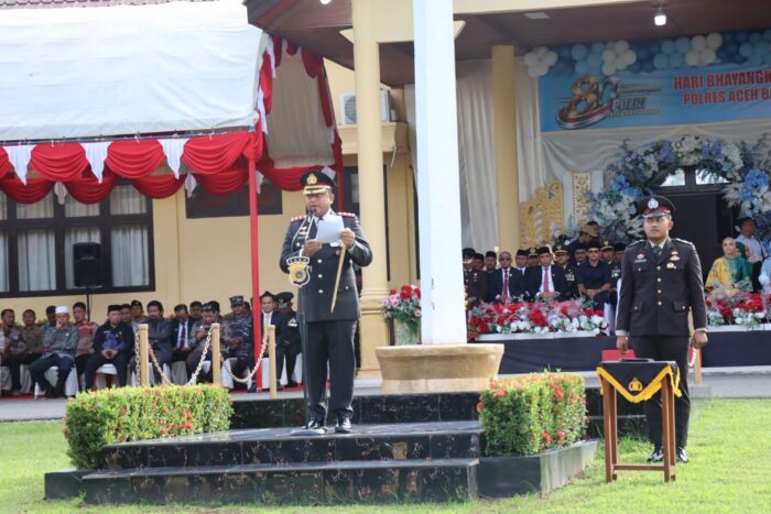 Kapolres Abdya Pimpin Upacara Hari Bhayangkara ke-80, Tema: 80 Tahun Mengabdi, Polri untuk Masyarakat