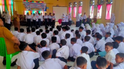 Calon Didik Ikut MPLS di SMPN 1 Jeumpa, Kepsek Wildanur: Karakter Pondasi Utama