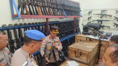 Kapolres Aceh Selatan Pimpin Gaktibplin, Perkuat Disiplin Personel Lewat Pemeriksaan Sikap Tampang, Tes Urine, dan Senpi Dinas