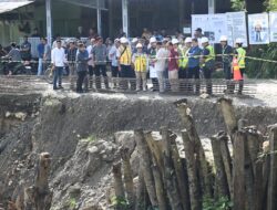 ‎Wagubsu Sidak Proyek Bronjong Rp2,8 Miliar di Gunungsitoli, Minta Tepat Waktu‎