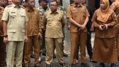 Walikota Jeffry Sentana, Tinjau Pembenahan Pembangunan Pasar di Langsa