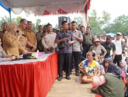 Ribuan Massa 3 Kecamatan di Langkat Ikuti Zoom Kemensos, Bahas Percepatan Bantuan Banjir