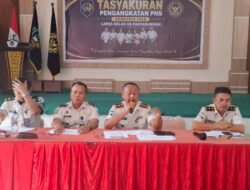 Evaluasi Kinerja dan Disiplin, Kalapas Panyabungan Minta Pegawai Pegang Teguh SOP