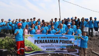 Lestarikan Ekosisem Lingkungan Pesisir, PLN Indonesia Power Gelar Penanaman Mangrove