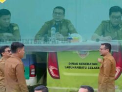 Bupati Pimpin Rakor Bersama Seluruh Kapus se-Labusel di Aula Dinkes