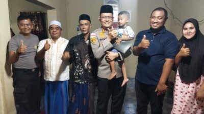 Kapolres Aceh Selatan Prihatin Terhadap Balita Penderita Kebocoran Jantung