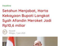 Sebulan Lalu Dikritik Kekayaannya Meroket, Kini Bupati Langkat Terjaring OTT KPK
