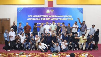 UKW PWI Aceh Angkatan XXI Berakhir, Wartawan Kompeten Jenjang Muda dan Madya Bertambah