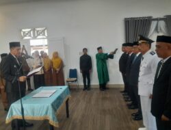 Bupati Kembali Lantik Eselon II dan III di Lingkungan Pemkab Aceh Selatan