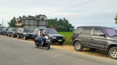 Antrean Mobil Tua Berulang di SPBU Abdya Ganggu Kelancaran Lalulintas