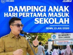 Wali Kota Langsa Ajak Orang Tua Dampingi Anak di Hari Pertama Masuk Sekolah