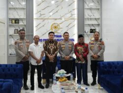 Jalin Sinergitas, Kapolres Langkat AKBP Hannry Silaturahmi dengan Ricky Anthony