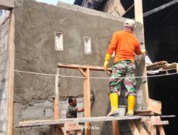 Hari Kedua TMMD ke-129, Satgas Percepat Rehabilitasi RTLH di Labuhanhaji Timur