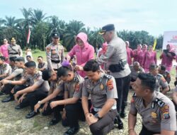Kapolres Padang Lawas Pimpin Upacara Pelantikan dan Sertijab Wakapolres