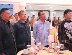 Wabup Paluta Hadiri Pengukuhan Kepala OJK Provsu di Aula Raja Inal Siregar Medan