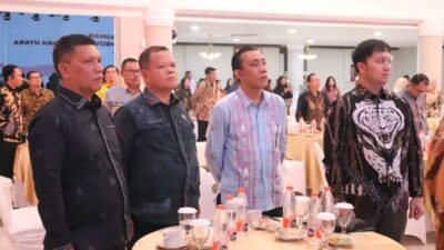 Wabup Paluta Hadiri Pengukuhan Kepala OJK Provsu di Aula Raja Inal Siregar Medan
